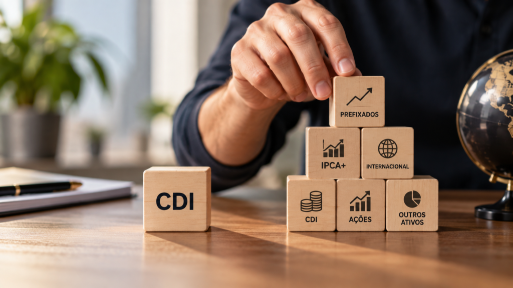 Diversificação de investimentos: o custo de ficar 100% no CDI